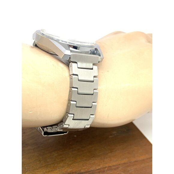 Caravelle Men's Watch 1970'S Vintage Automatic Blue Dial Date Silver Steel 36mm - Picture 12 of 14